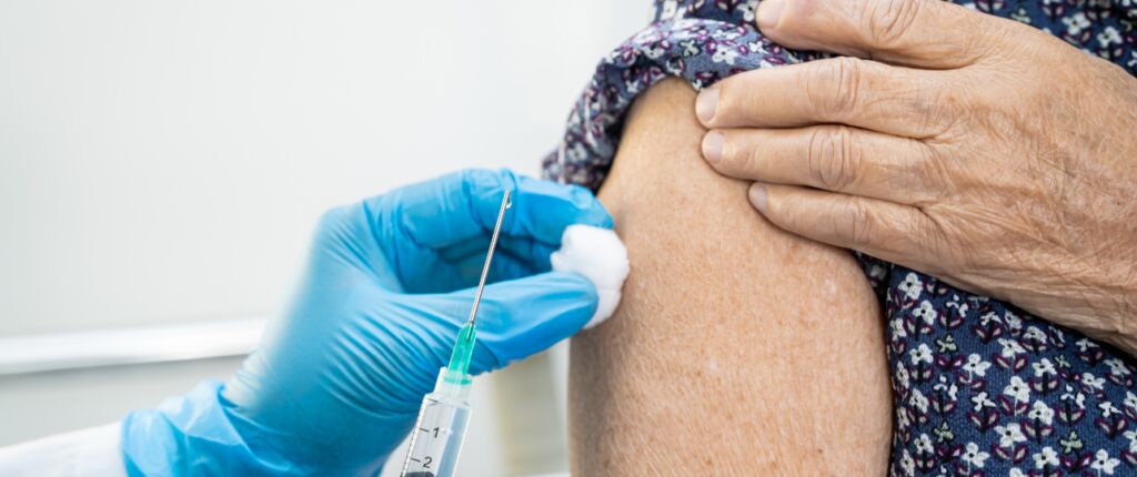 Huidige afbeelding: Griepprik