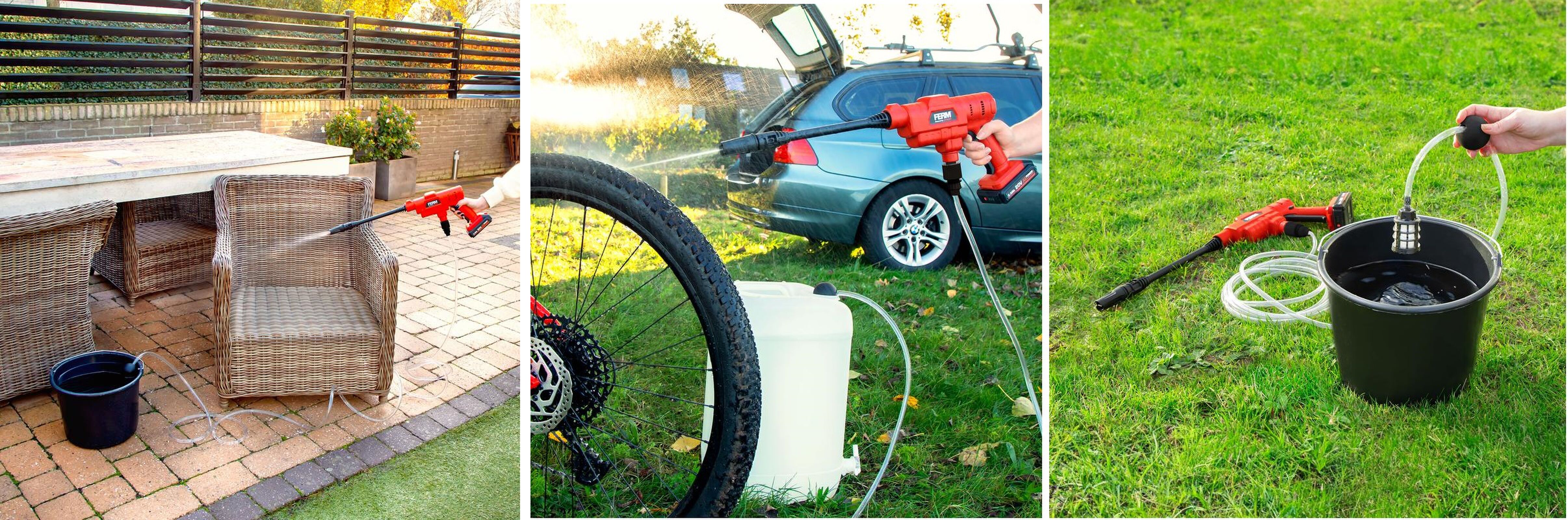 Draadloze hogedrukreiniger