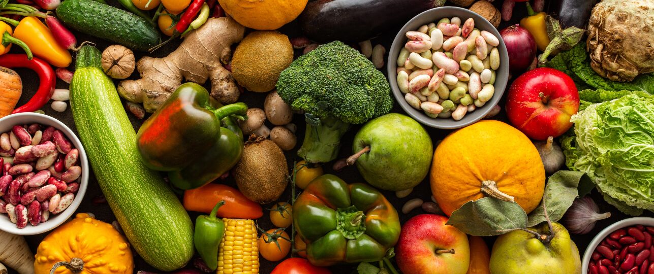 seizoensgroenten en -fruit oktober volle grond