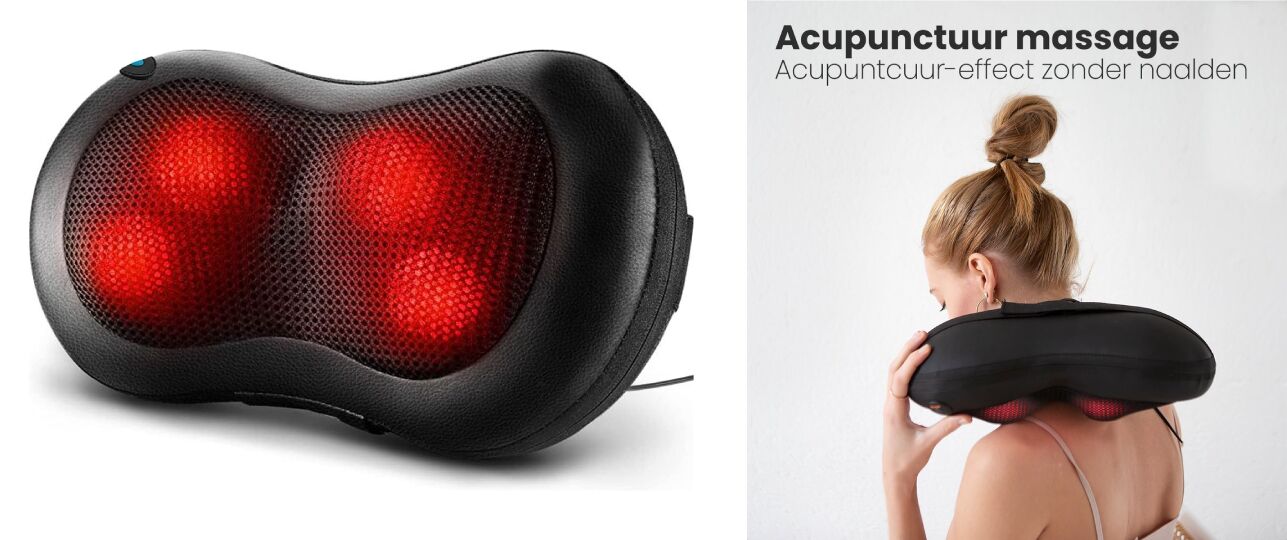 Shiatsu massagekussen