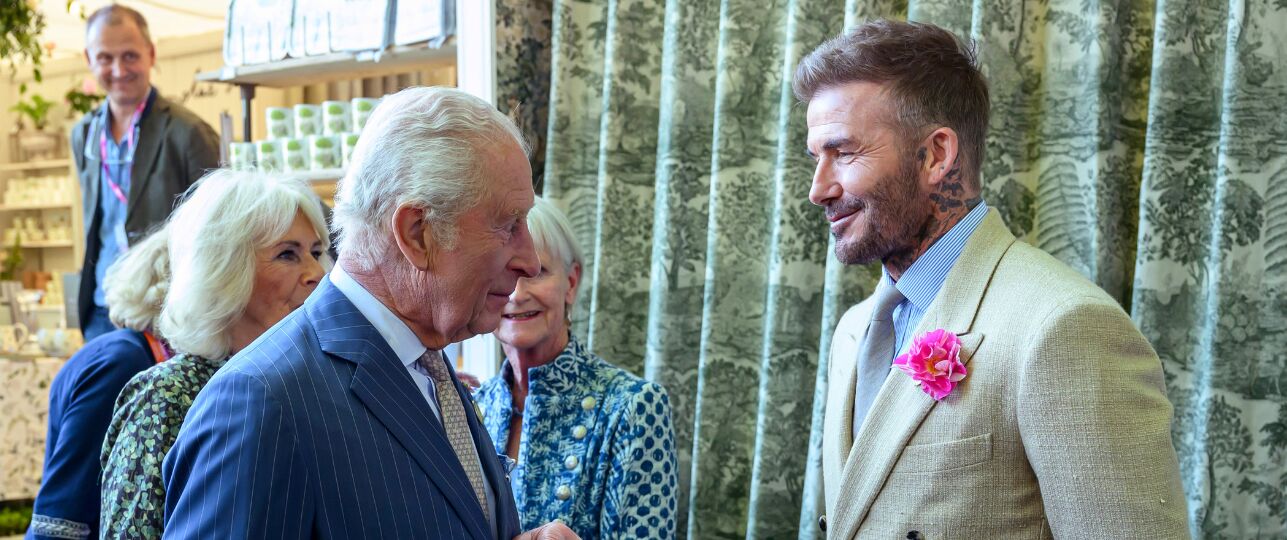 Charles en David Beckham