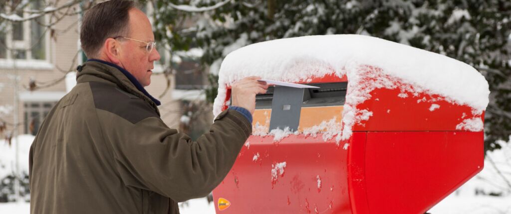 Huidige afbeelding: PostNL brievenbussen overdag legen