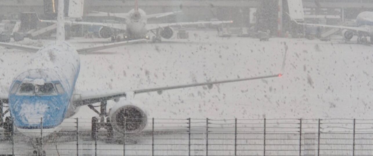 Winters Schiphol