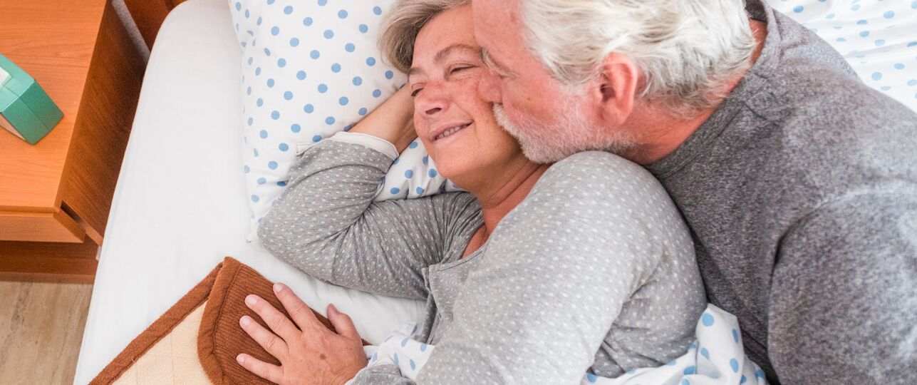 Opgebiecht vaginale droogheid