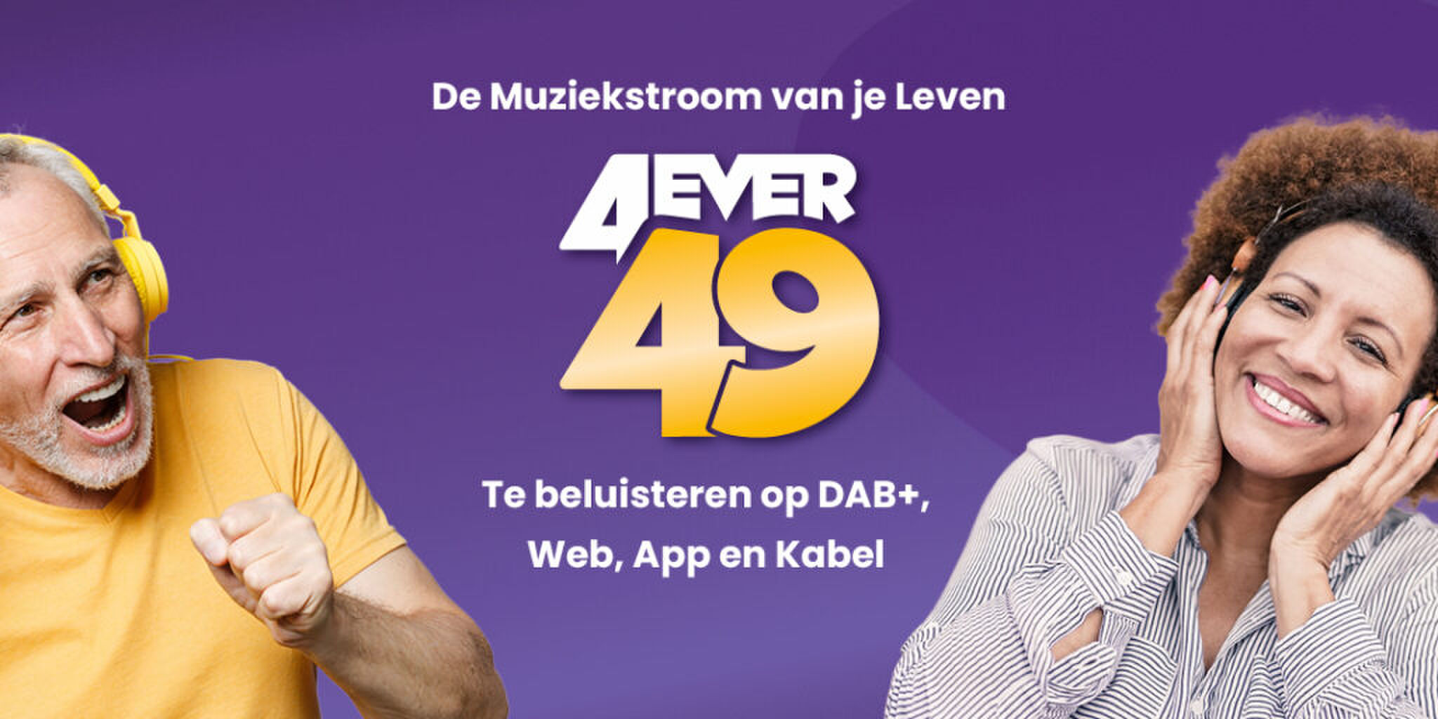 Huidige afbeelding: 4ever49 radiostation, lekkerste muziek voor 50-plussers