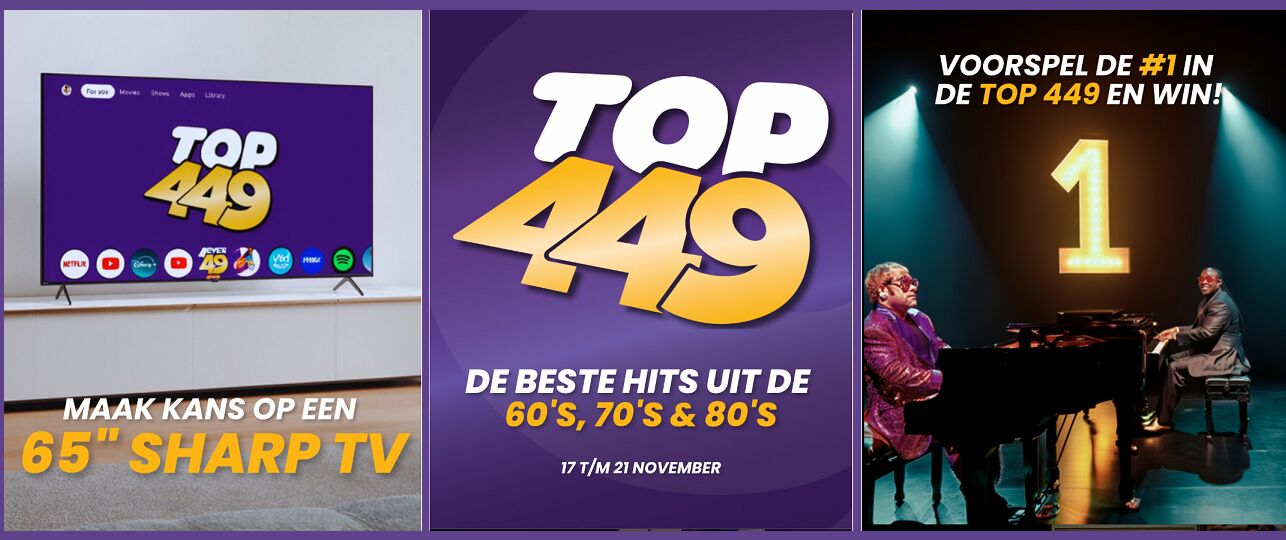 4EVER49 toplijst 449 beste liedjes