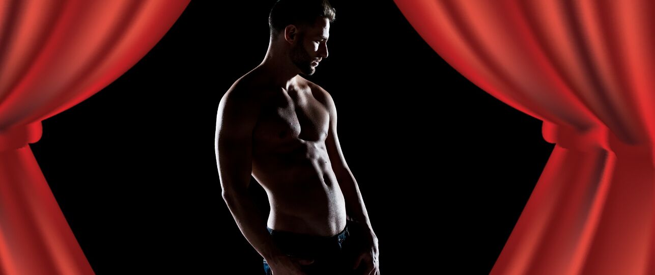 Mannelijke strippers in stripclubs