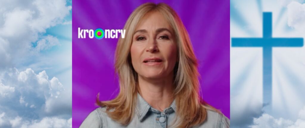 Huidige afbeelding: Wendy van Dijk is de verteller bij The Passion 2025.