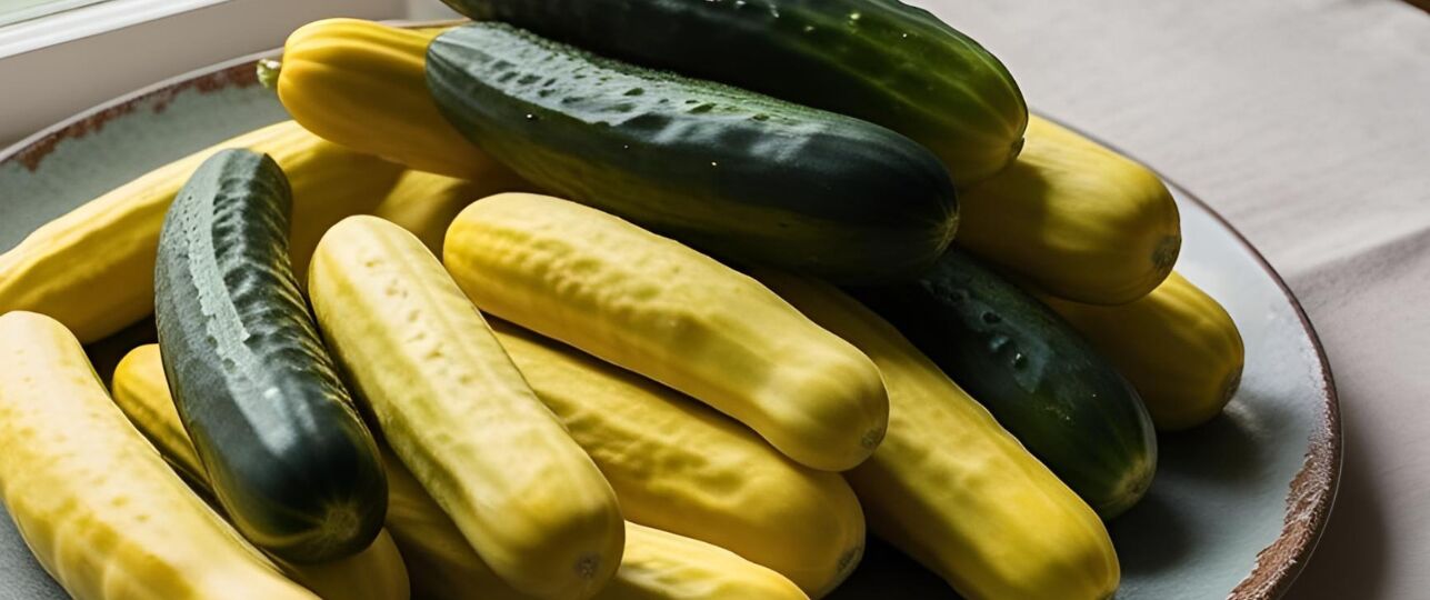 lange gele komkommer