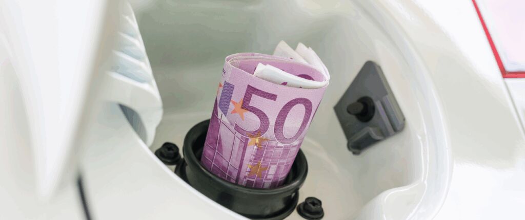 Huidige afbeelding: Benzineprijs