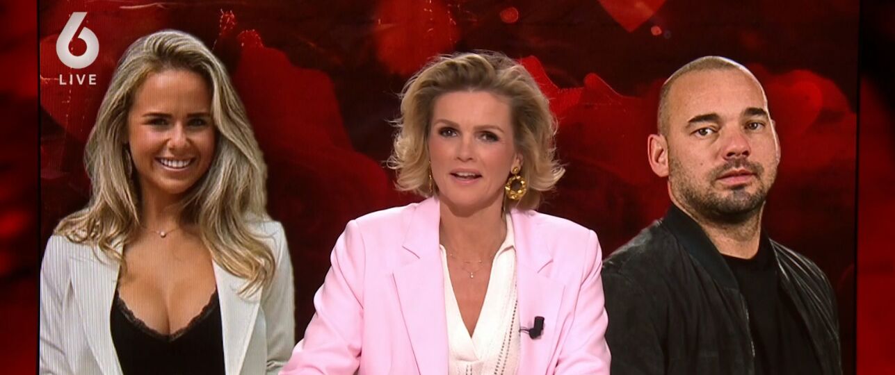 Wesley Sneijder en Romy Lukassen