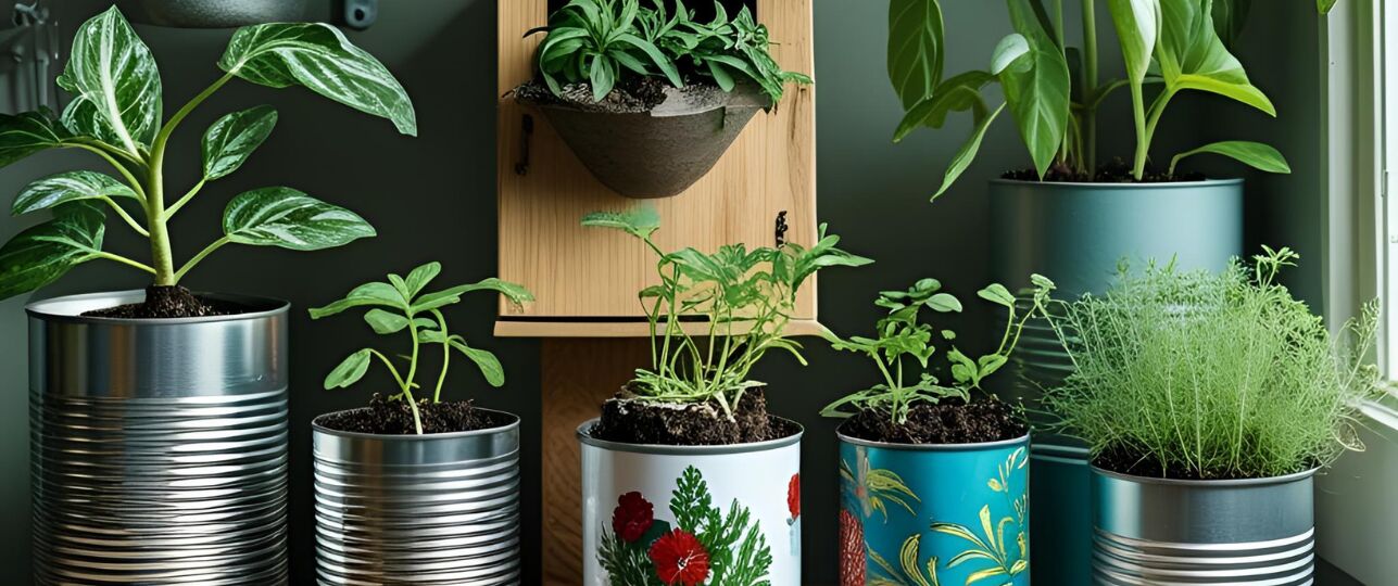 Creatieve plantenpotten