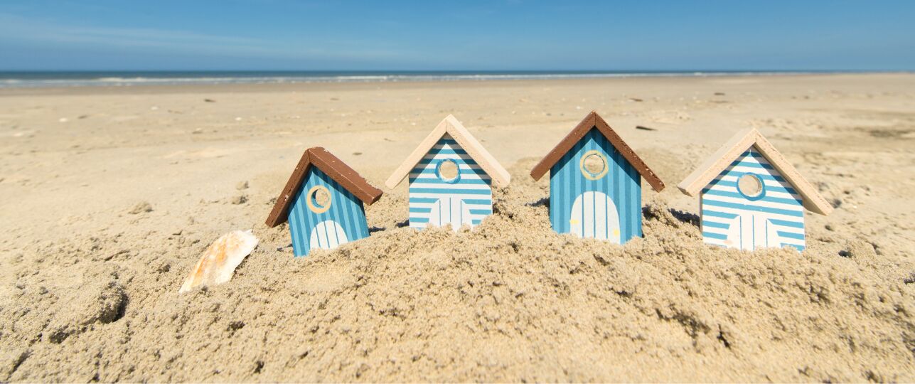 strandhuizen of groepsaccommodaties