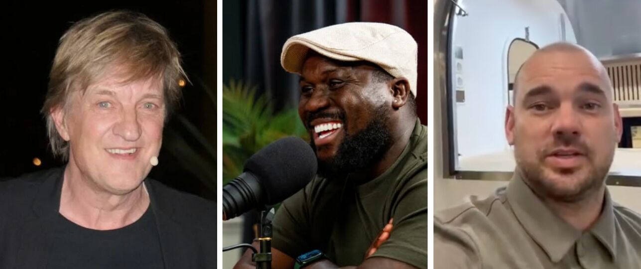 Wesley Sneijder, Wim Kieft en Royston Drenthe