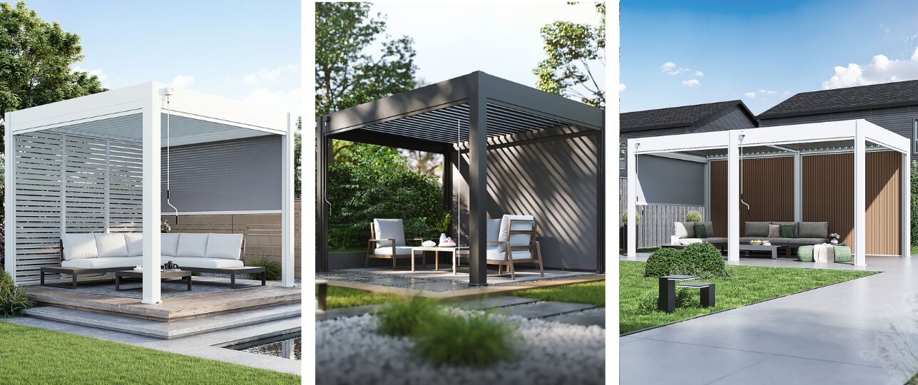 Schaduw creëren met een overkapping