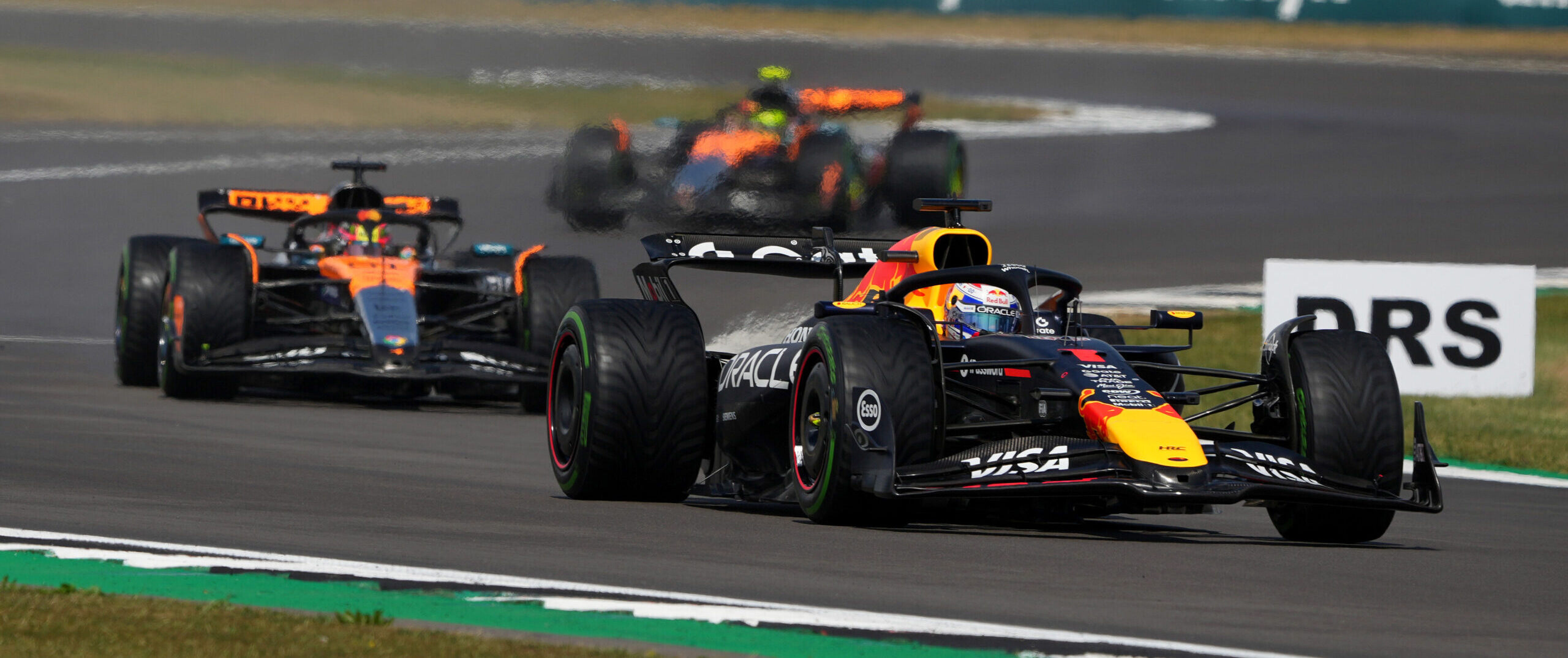 Max Verstappen tijdens de Grand Prix van Groot-Brittannië