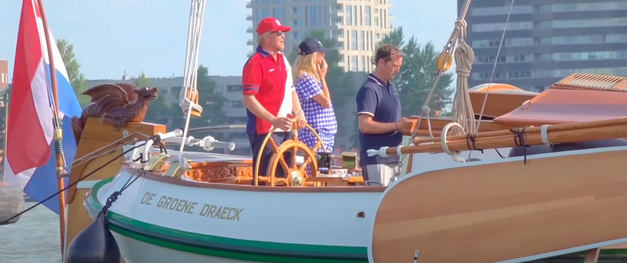 Willem-Alexander de Groene Dreak Sail aanvaring