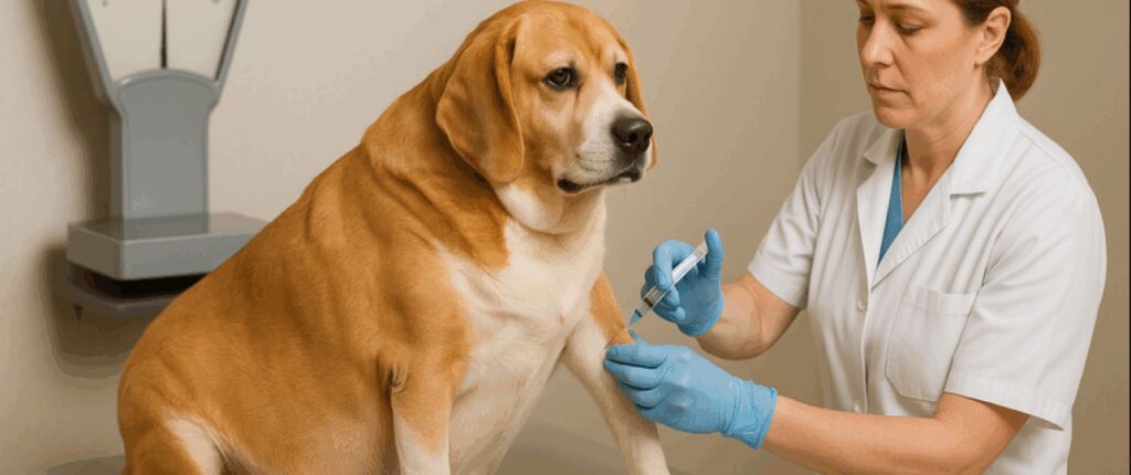 Huidige afbeelding: afslankmedicatie voor honden