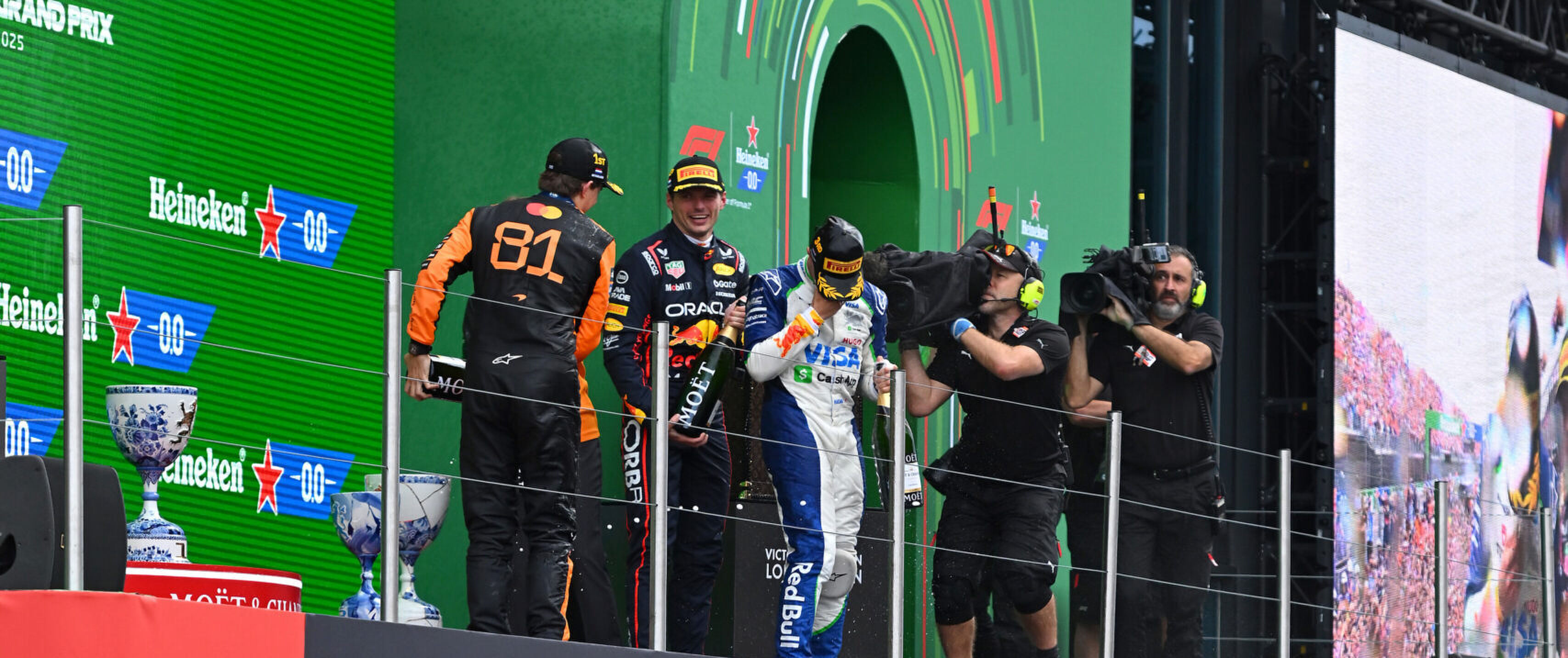 Isack Hadjar pakt tijdens de Dutch Grand Prix zijn eerste podium in F1