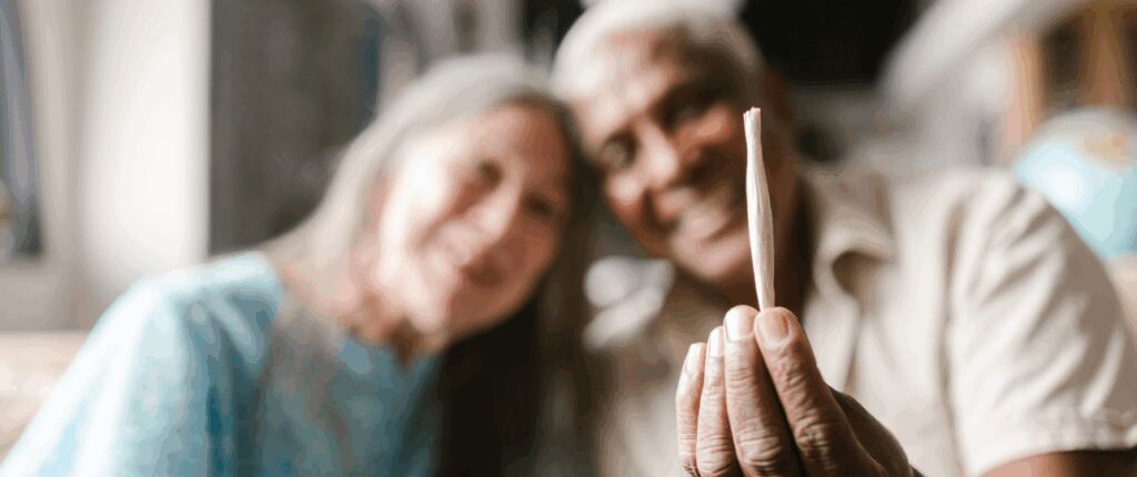 Huidige afbeelding: senioren en medicinale canabis