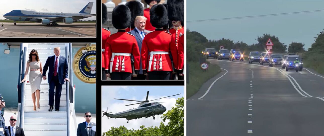 Trump in de UK zorgt voor chaos