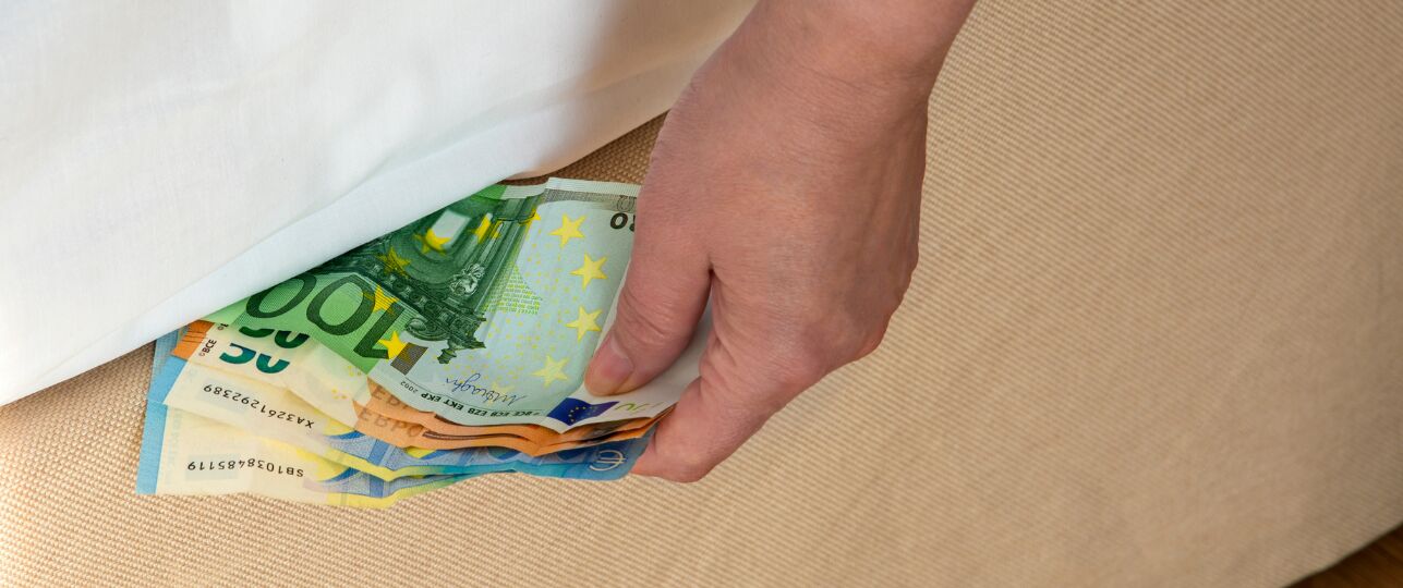 contant geld bewaren