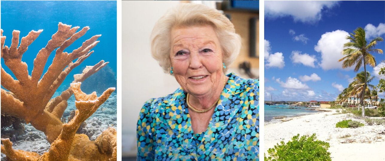 Beatrix bezoekt Bonaire