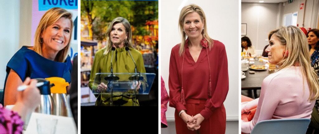 Huidige afbeelding: Máxima en pensioenen
