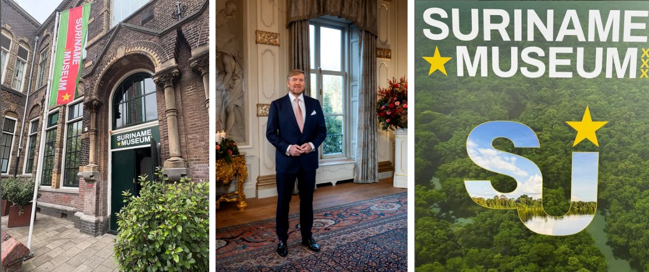 Willem-Alexader opent Suriname Museum