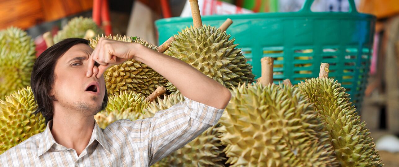 durian stinkfruit en groenten