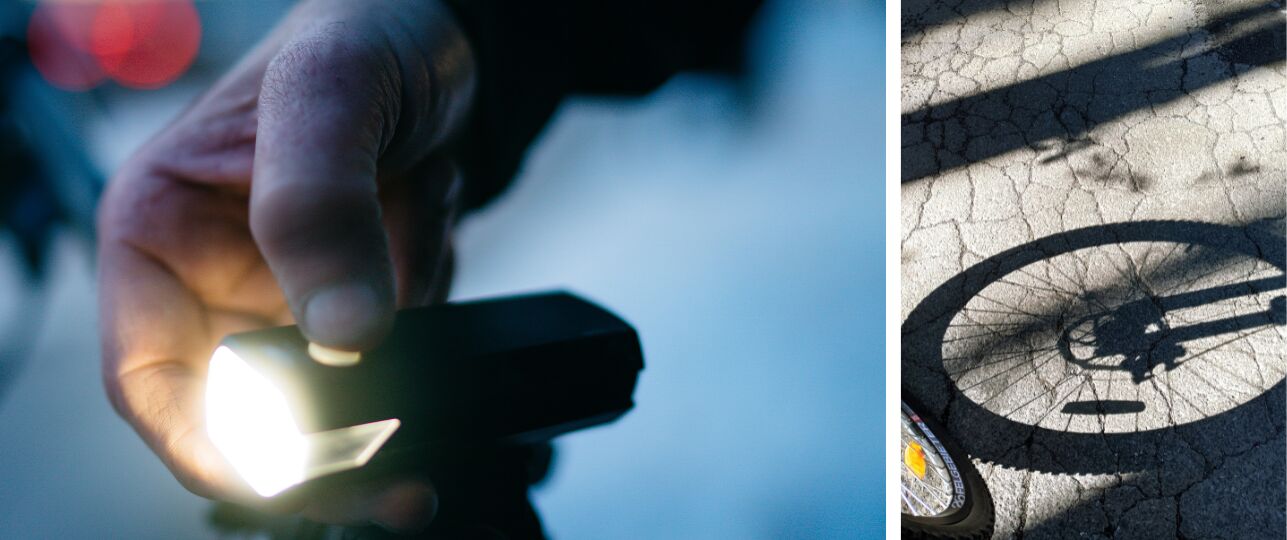 Fietsverlichting gevaarlijk