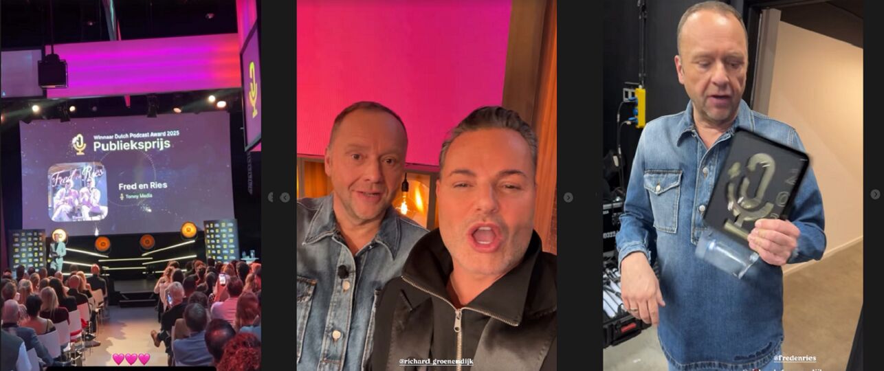 Fred van Leer en Richard Groenendijk winnen Dutch Podcast Award