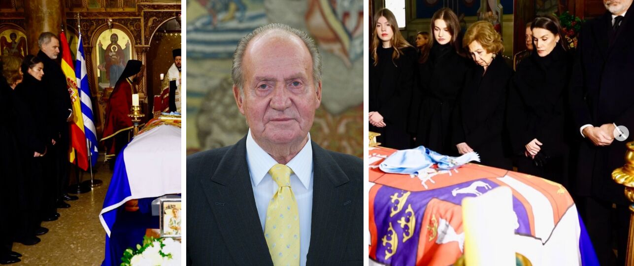 Jan Carlos niet bij uitvaart prinses Irene