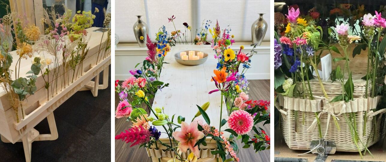 enkele bloem uitvaart