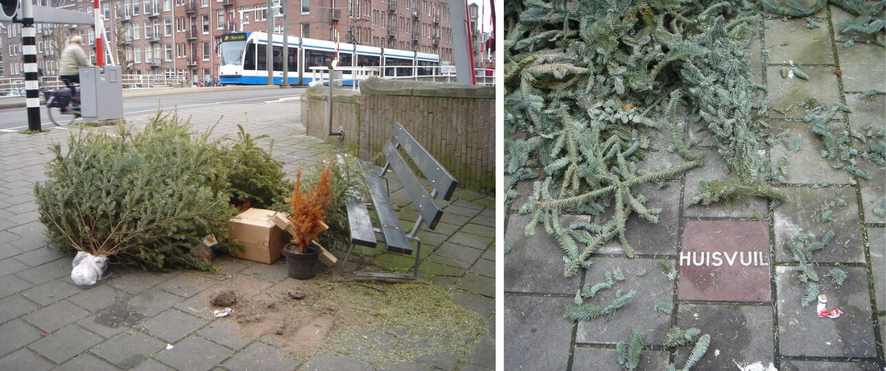 Kerstboom niet in kliko gooien