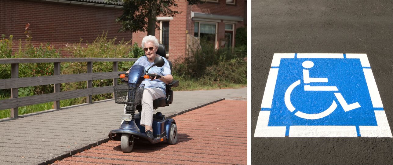 Scootmobiel parkeren