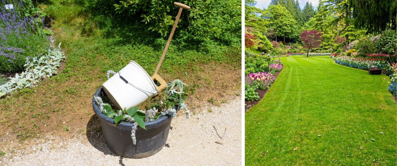 opnieuw tuin inrichten