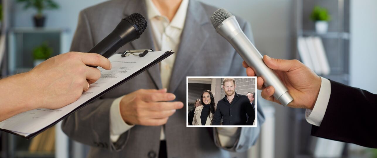 Harry en Meghan pers