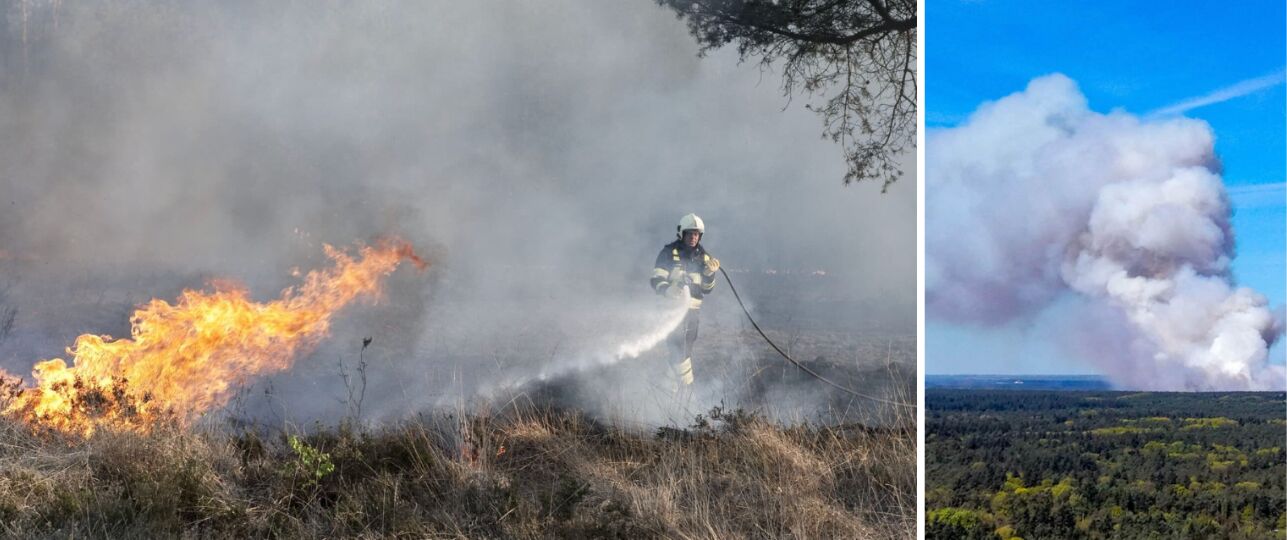 Natuurbranden en militaire oefeningen