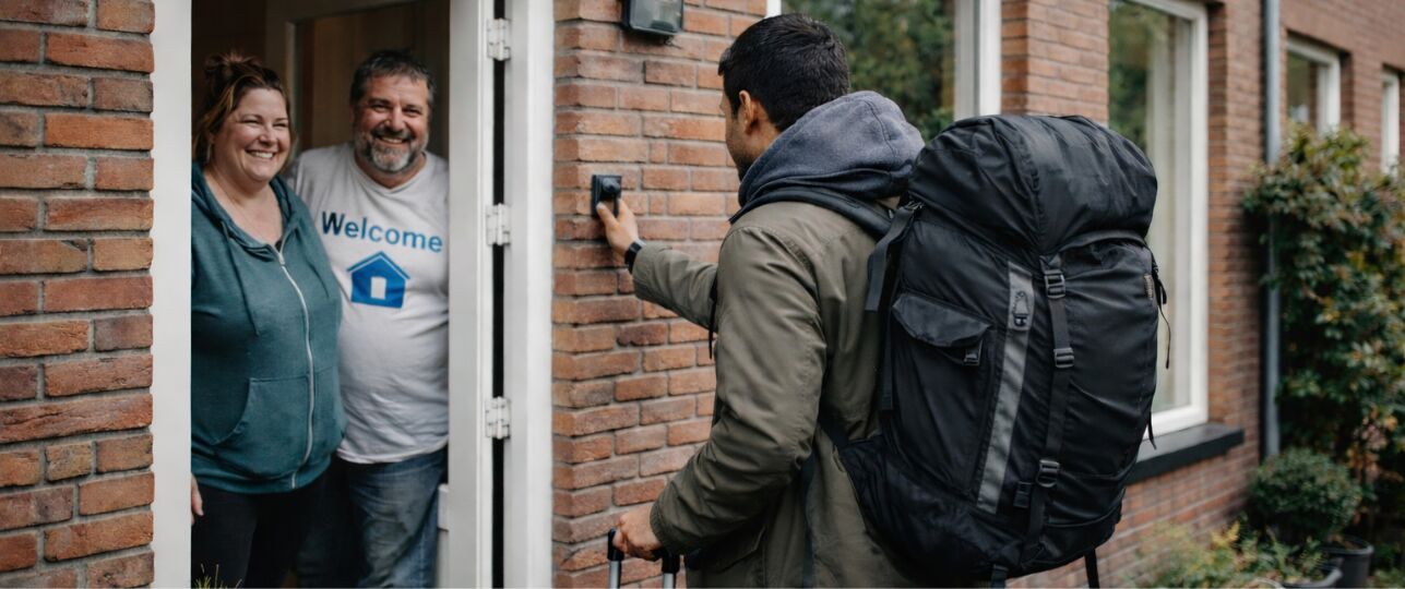 asielzoeker opvangen