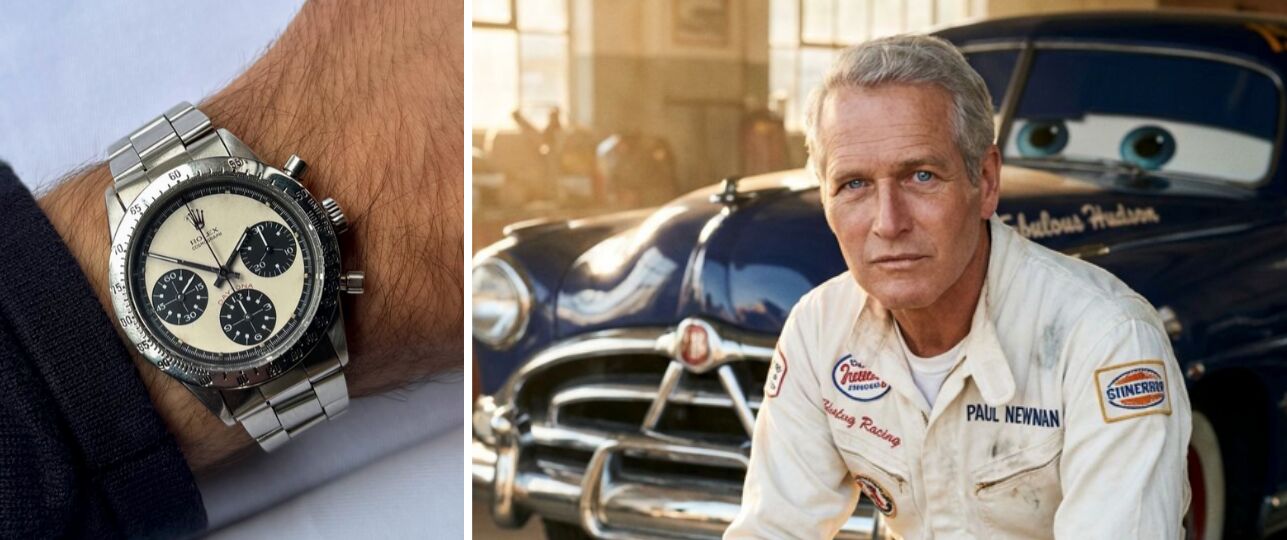Paul Newman horloge veiling wijzerplaat