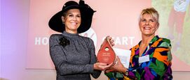 Koningin Máxima bij Home-Start viering
