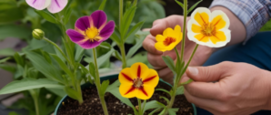 Bloemen kruisen