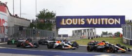 Grand Prix Hongarije McLaren feestje, Norris wint