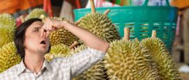 durian stinkfruit en groenten