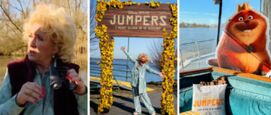 Karin Bloemen spot bevers voor film Jumpers