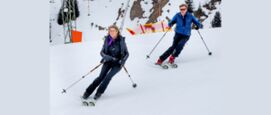 Máxima en Willem-Alexander op wintersport in Lech