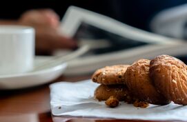 koekje bij de koffie