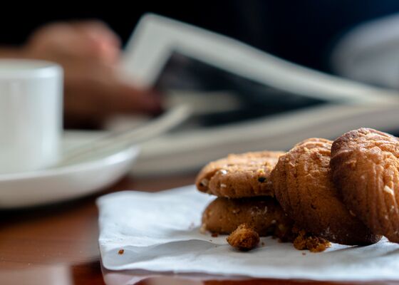 koekje bij de koffie