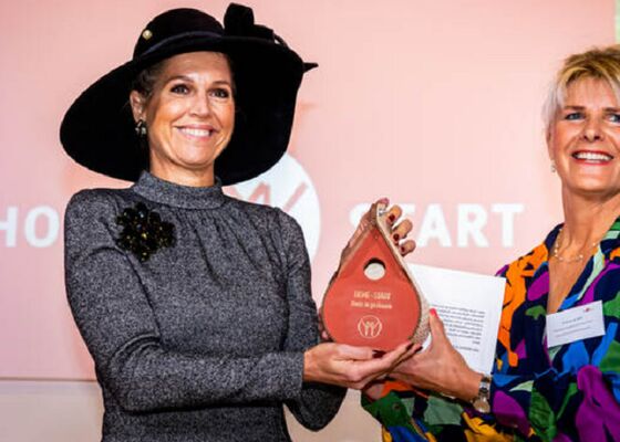 Koningin Máxima bij Home-Start viering